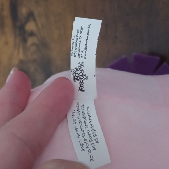 Angry Birds Hatchlings Zoe Pink Plush Toy By Toy Factory 2022 *New With Tag - Picture 11 of 11